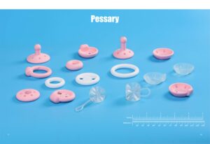 Silicone vaginal pessaries