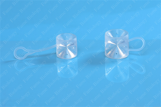 The Cube with drain Pessary is used for a third degree uterine prolapse, including procidentia, as well as a cystocele and rectocele.